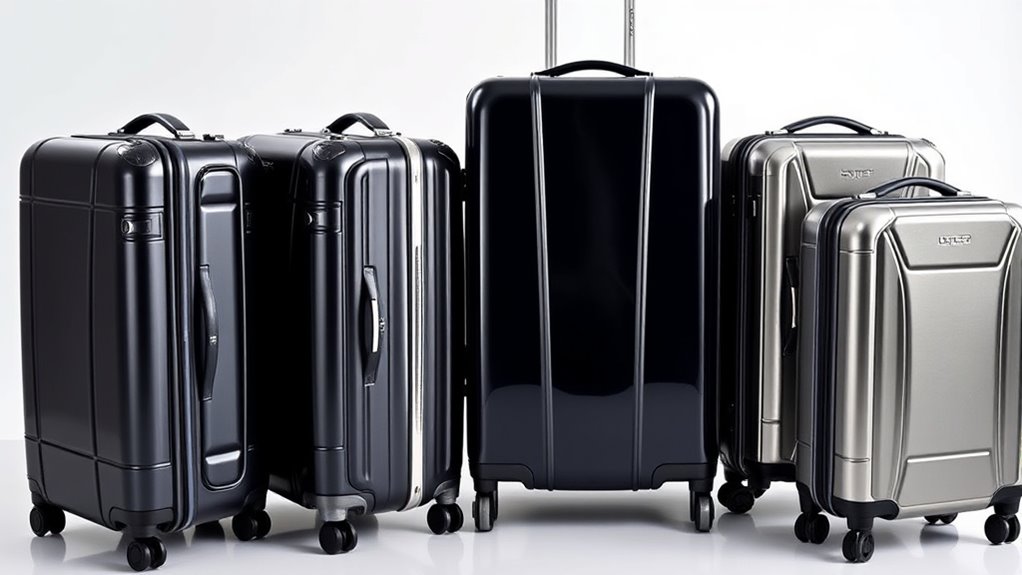 luxury durable travel luggage