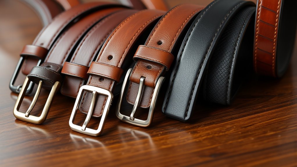 luxury men s leather belts