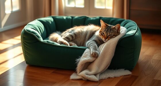 luxury orthopedic cat beds