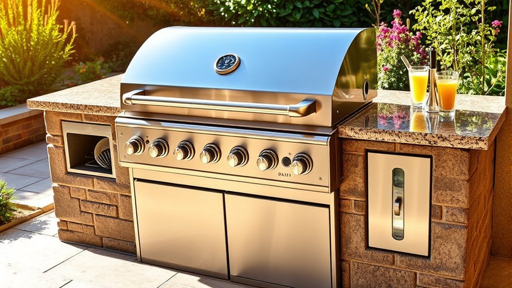 luxury outdoor grilling options