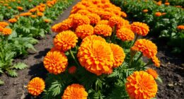 marigolds enhance vegetable beds
