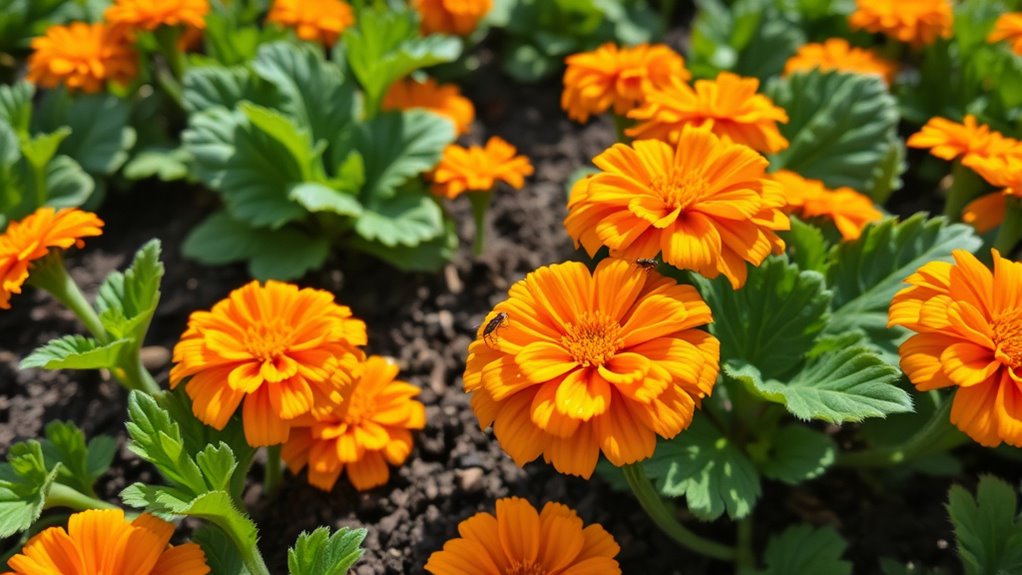 marigolds promote healthy pest control