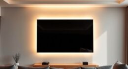 minimize glare with backlighting