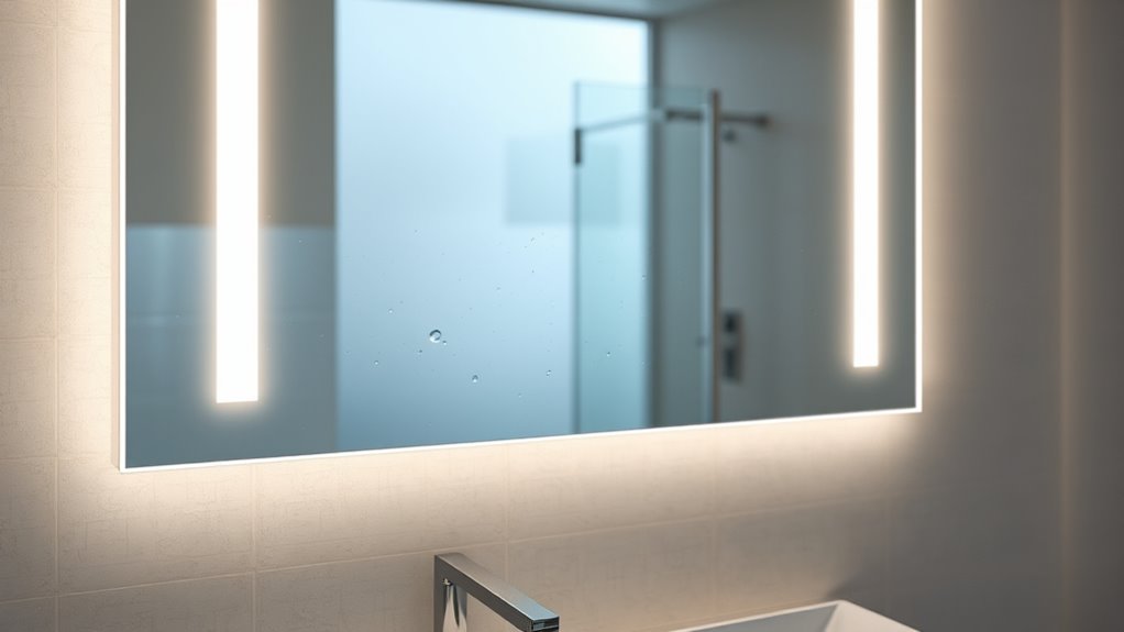 moisture resistant mirror lighting