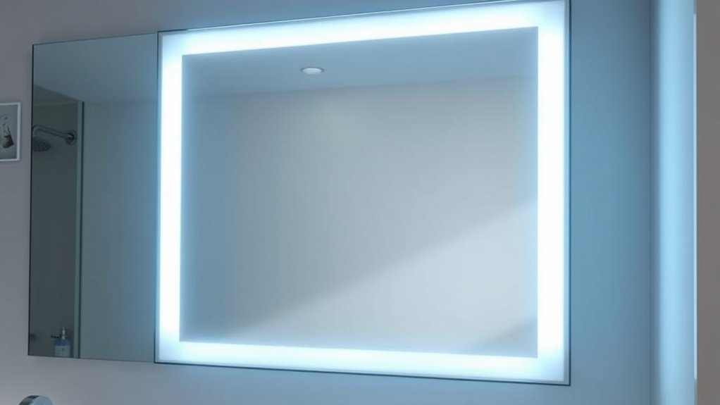 moisture safe mirror lighting