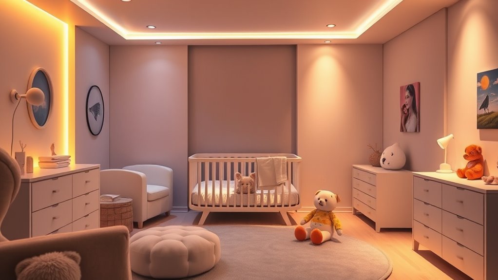 nursery lighting and sound