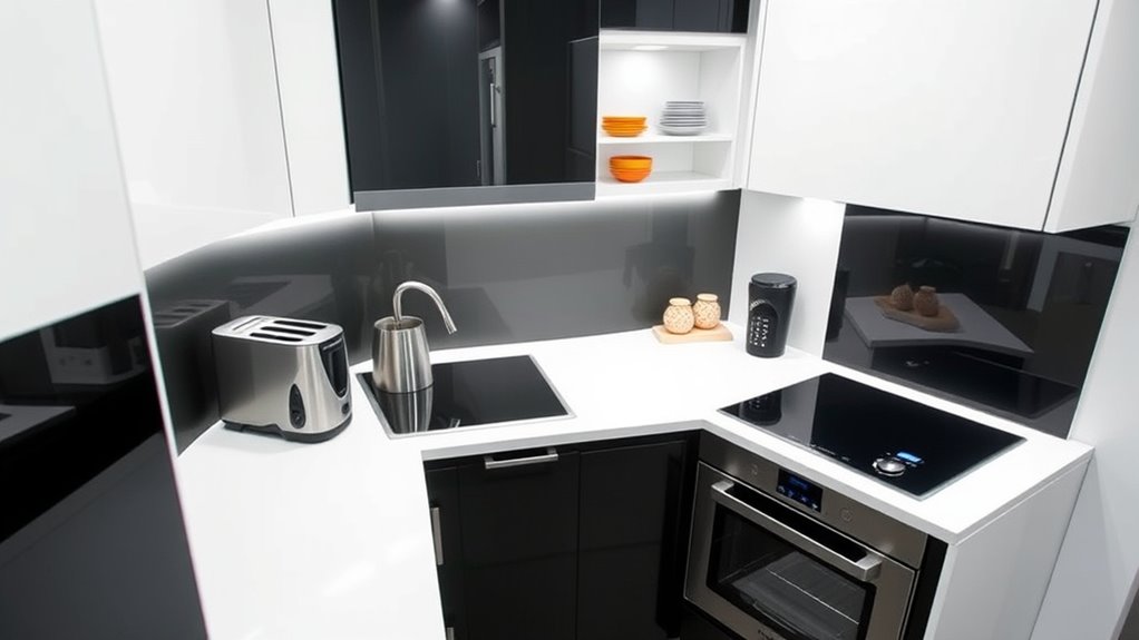 optimized small kitchen designs