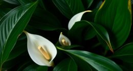 peace lily bloom tips