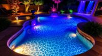 pool area smart lighting