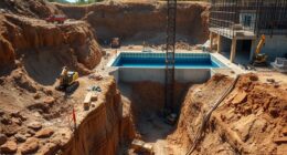 pool construction schedule