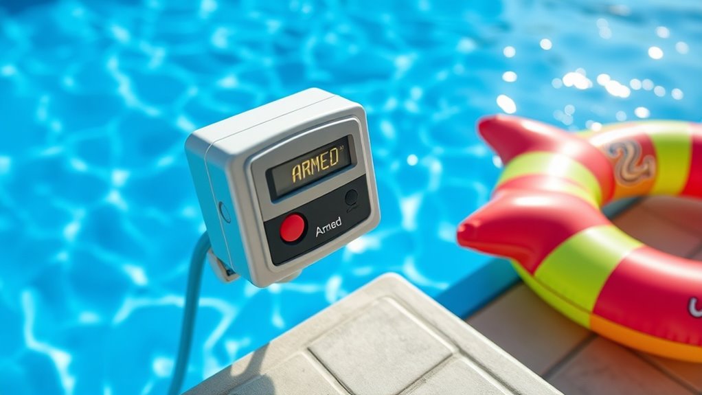 pool safety alarm usage