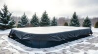 prepare outdoor pool for winter