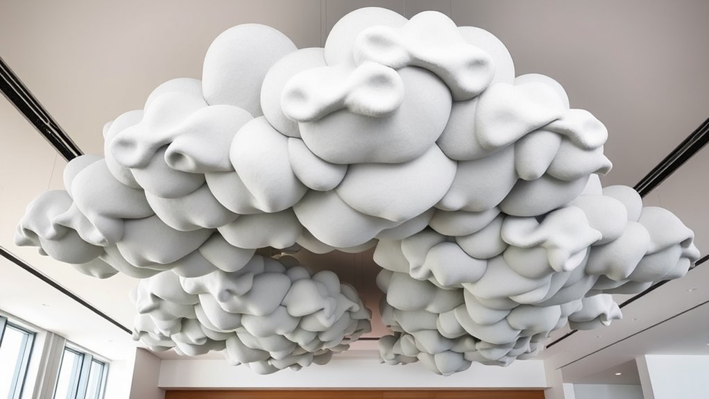 proper ceiling cloud installation