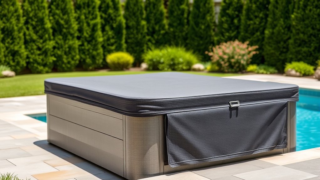 proper swim spa cover maintenance