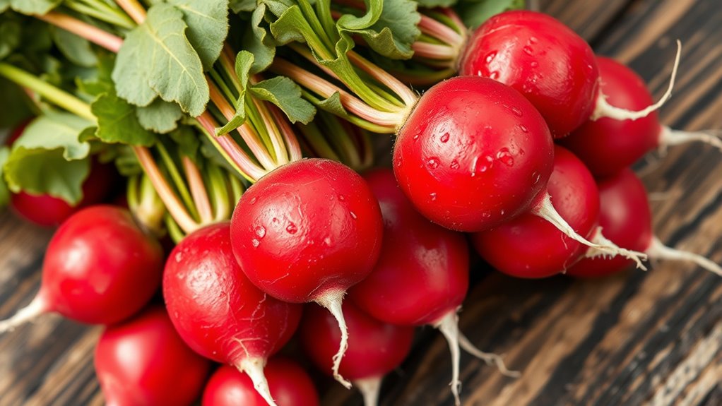 radishes for rapid planting