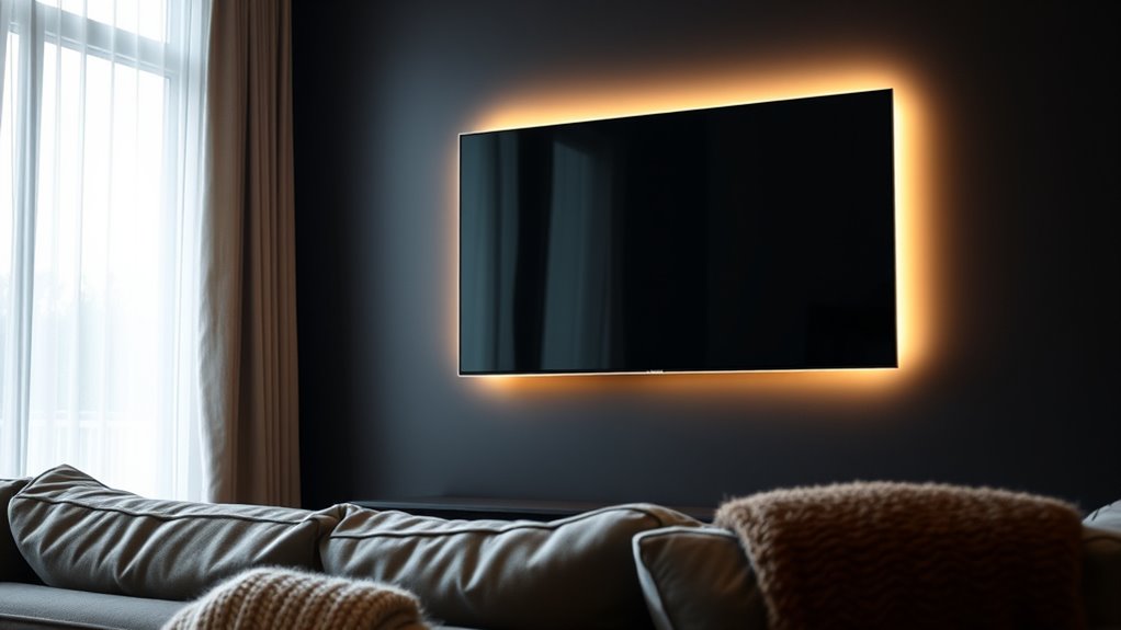 reduce glare with backlighting