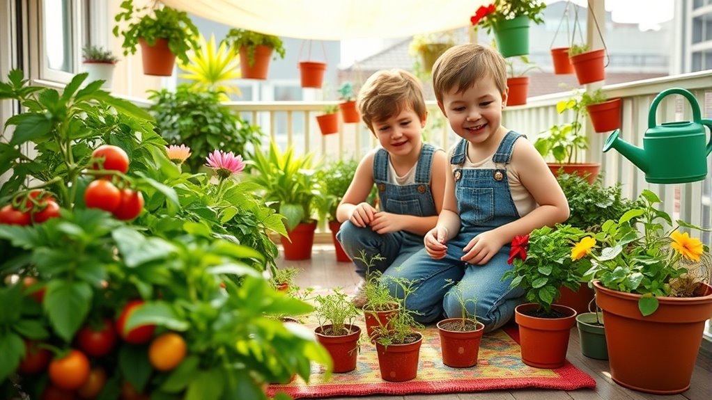 safe kids gardening space