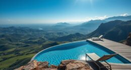 scenic location for infinity pool