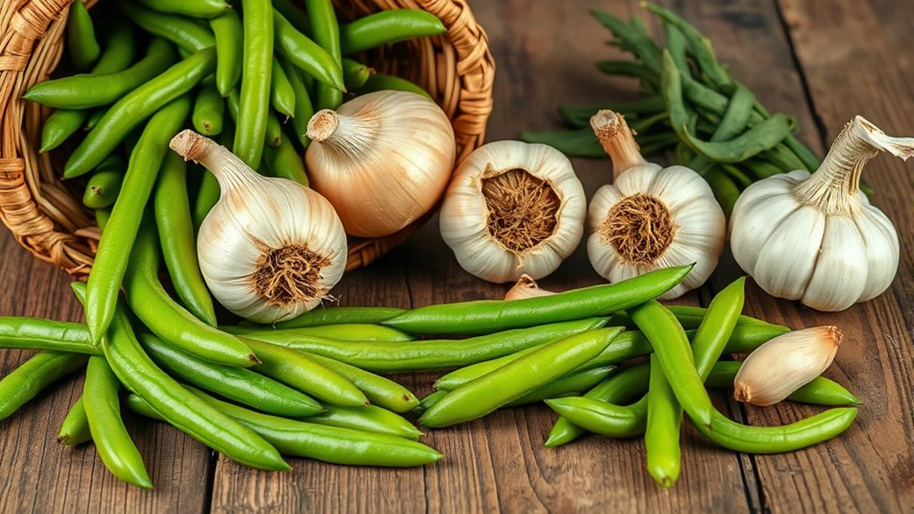 separate beans from onions