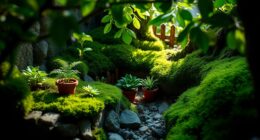 shade loving moss gardens