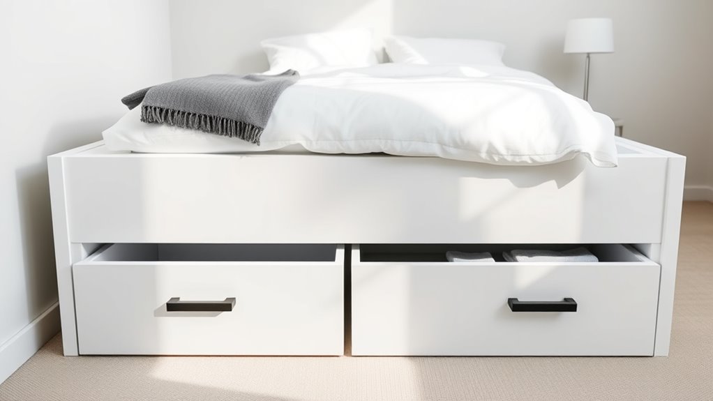 sleek under bed storage
