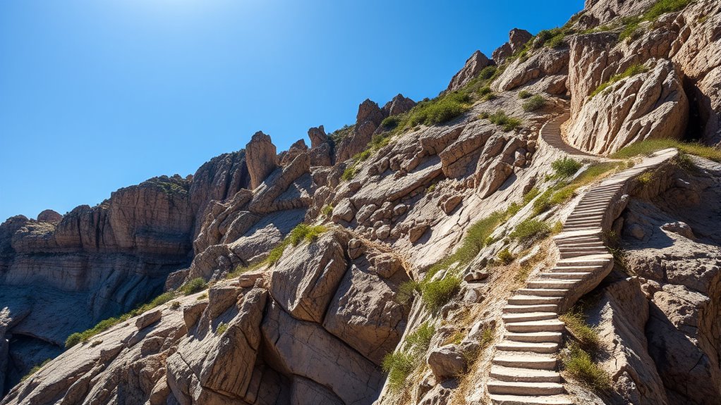 slope stability and cliff features