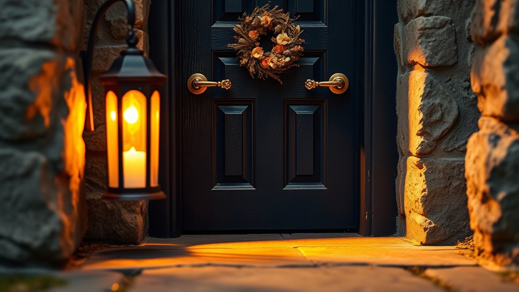 small welcoming lighting design