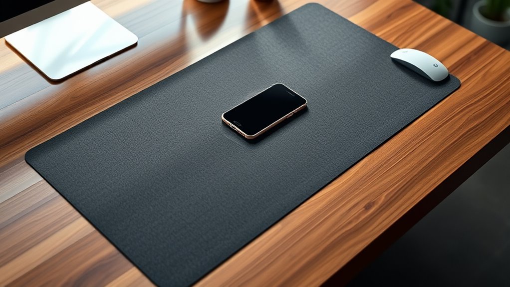 smart desk mats with wireless charging