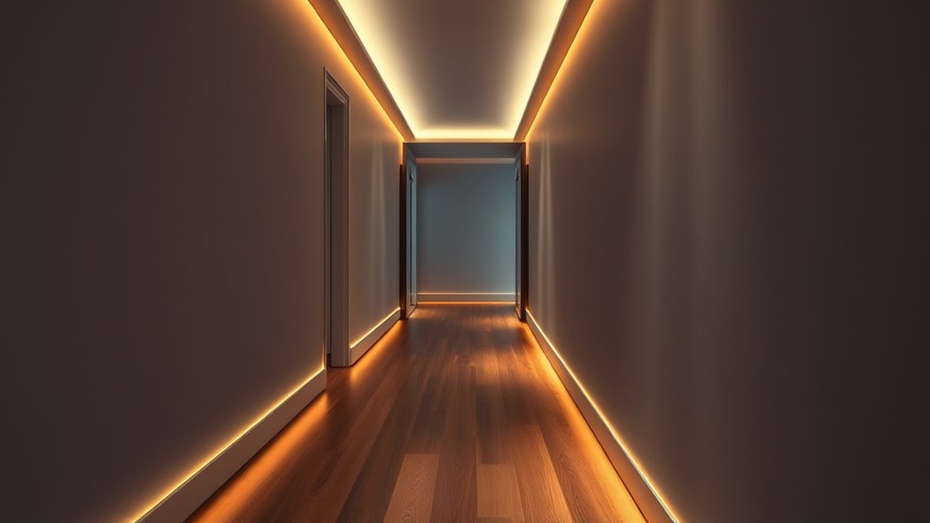smart energy efficient hallway lighting