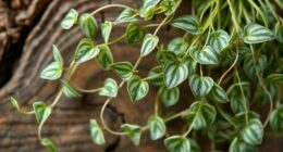 string shaped heart vine