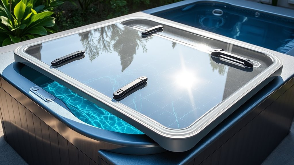 swim spa cover safety