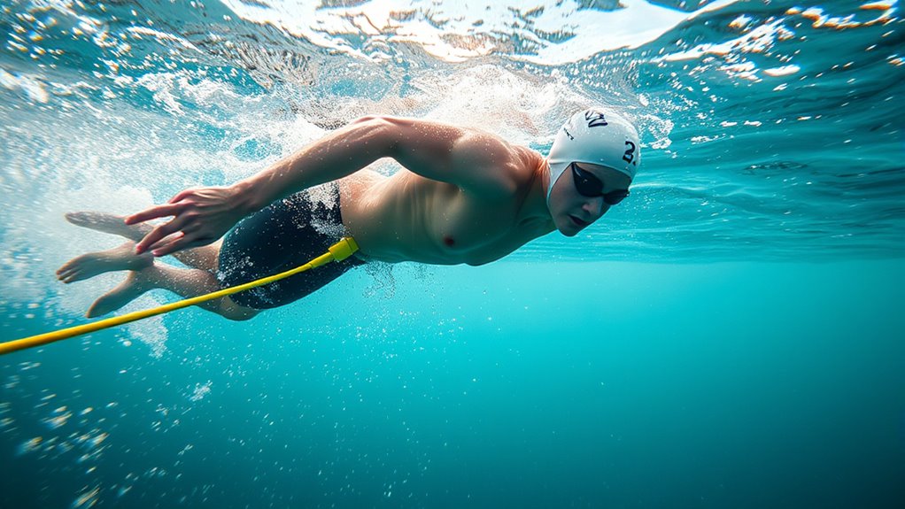 swim tether versus current