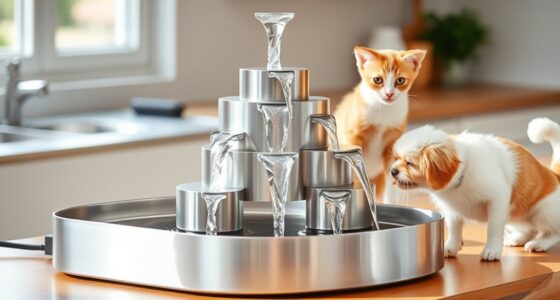 top automatic pet water fountains