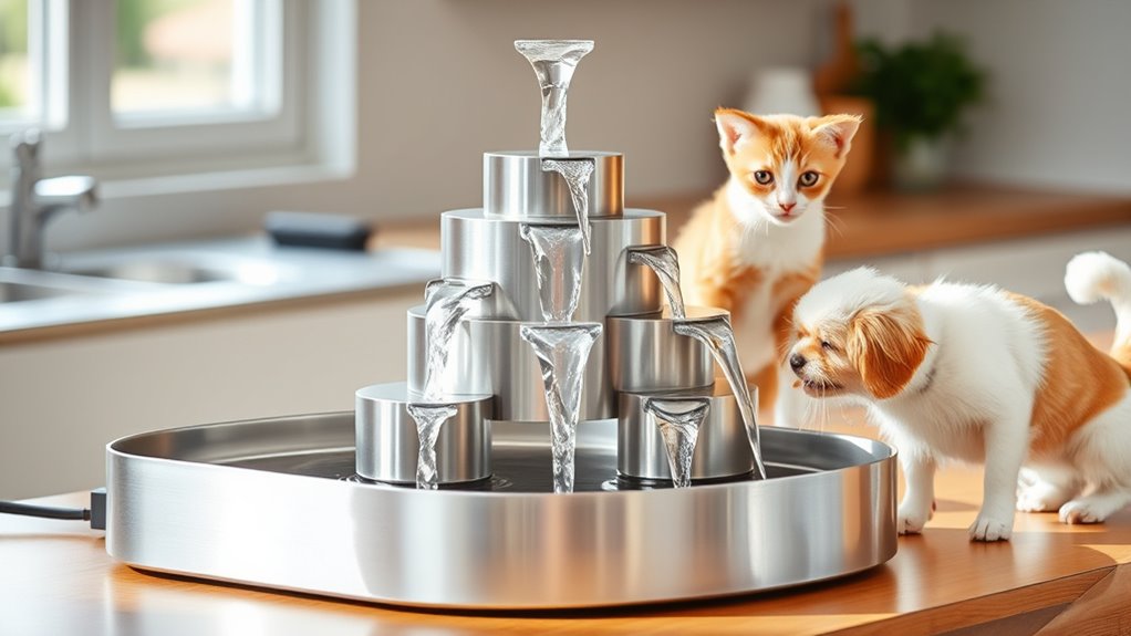 top automatic pet water fountains
