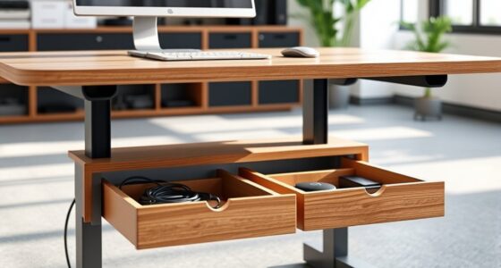 top cable management desks