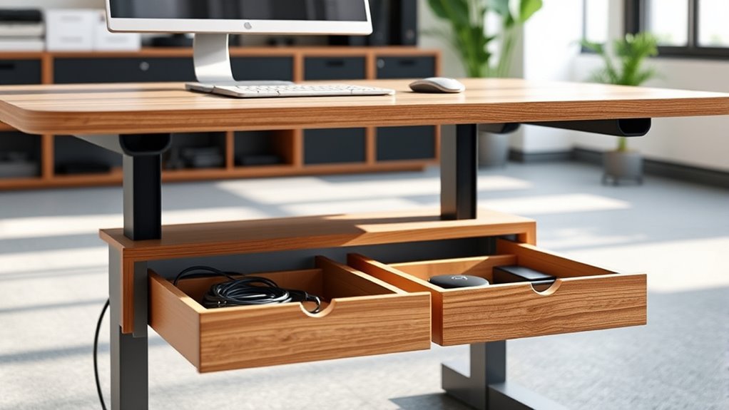 top cable management desks