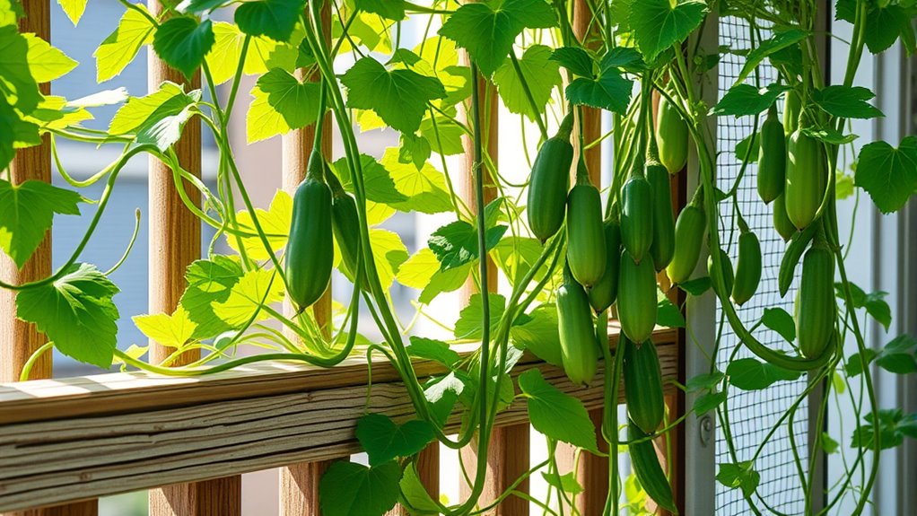 train climbing garden plants