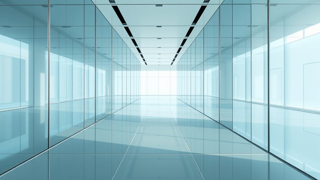 transparent modern boundary walls