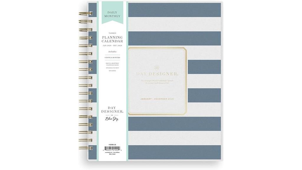 2026 daily planner book