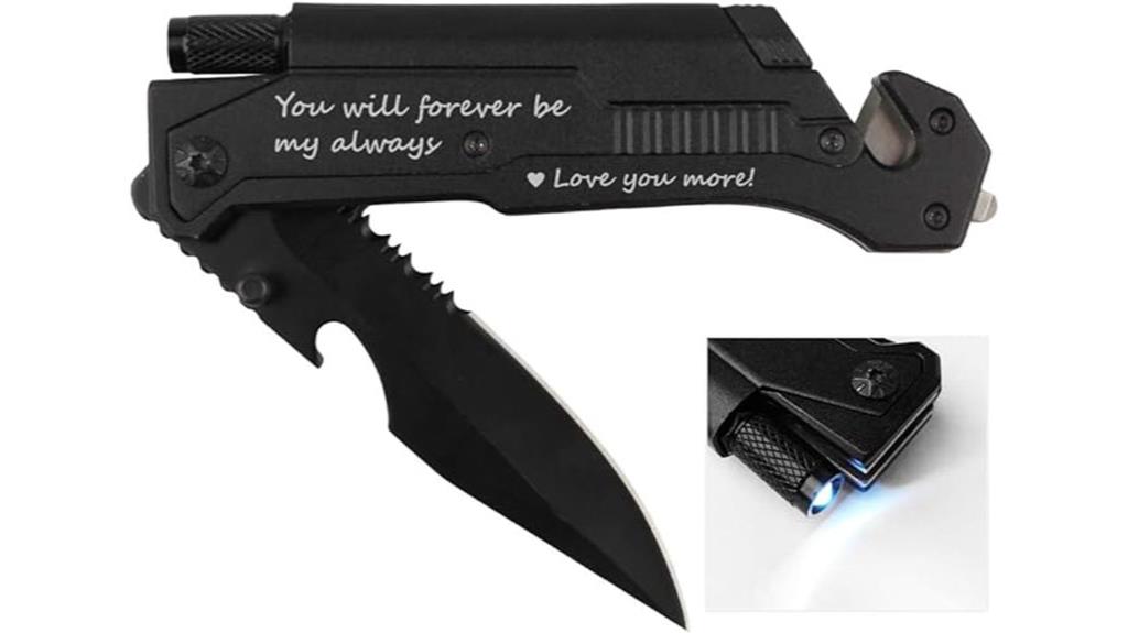 birthday knife with six functions