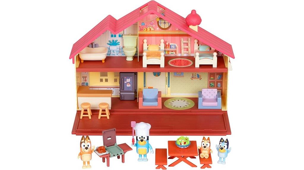 bluey family playset