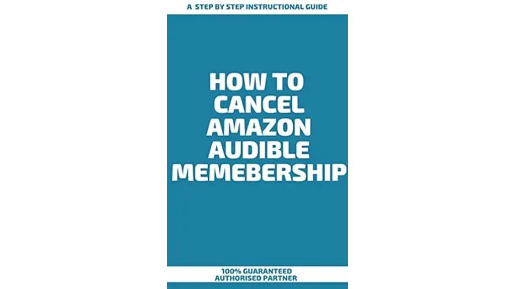 cancel audible membership guide