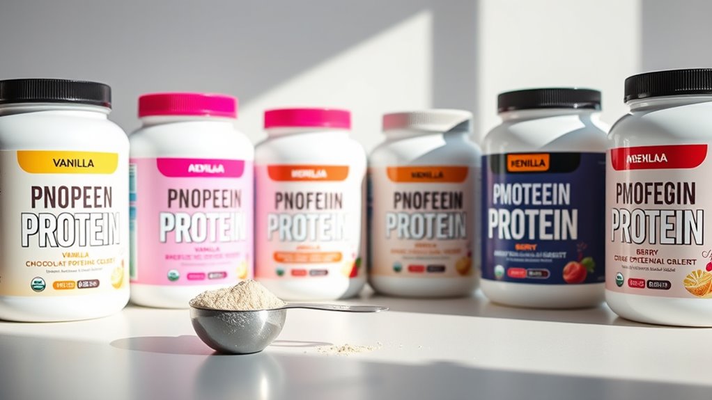 choose low sugar protein powder