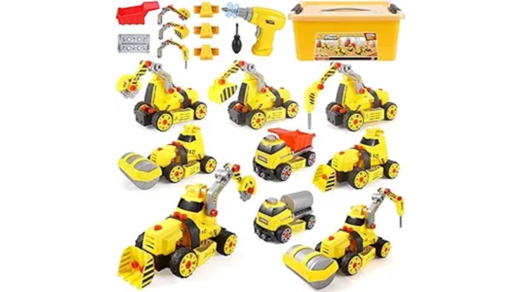 construction stem toy set