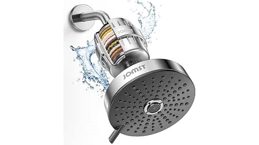 filtered shower head combo