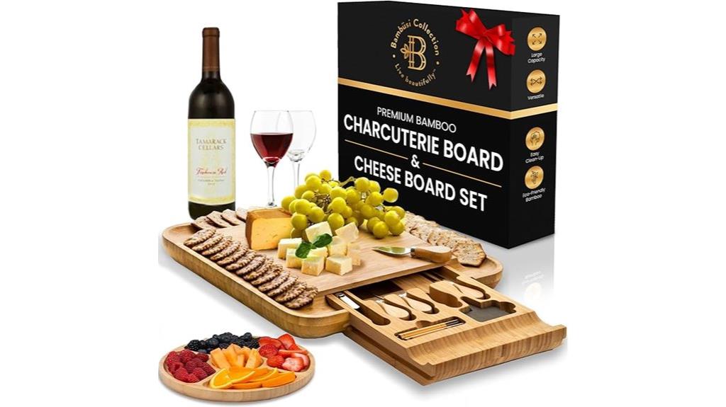 gourmet cheese platter set