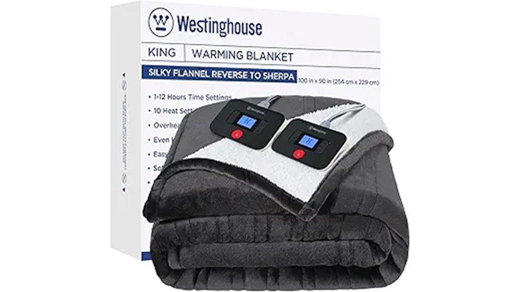 heated blanket with multiple settings