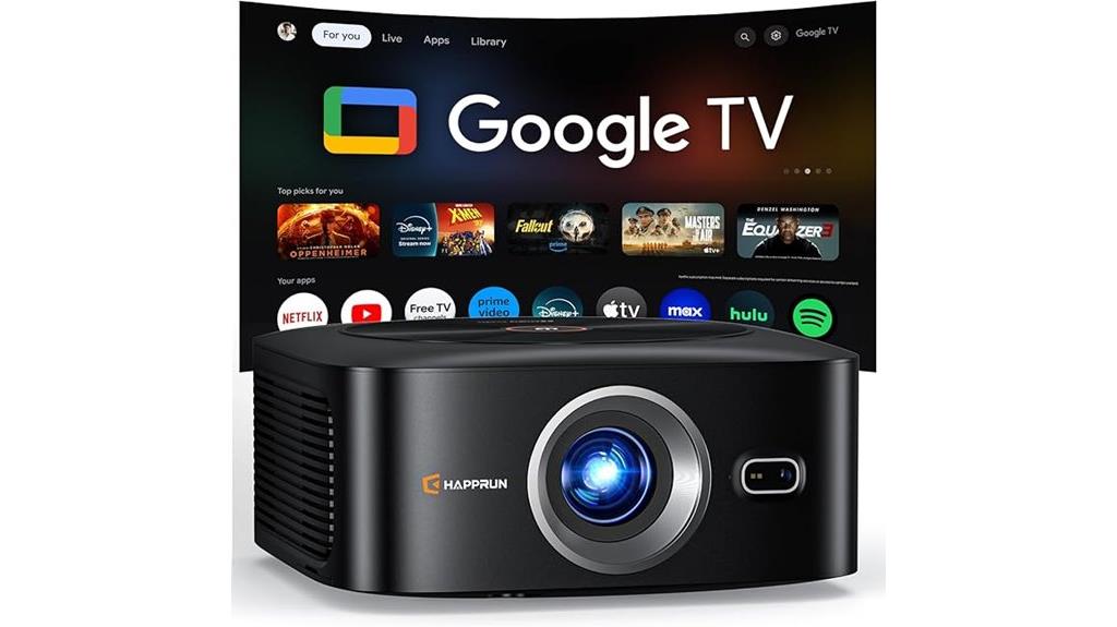 high resolution google tv projector