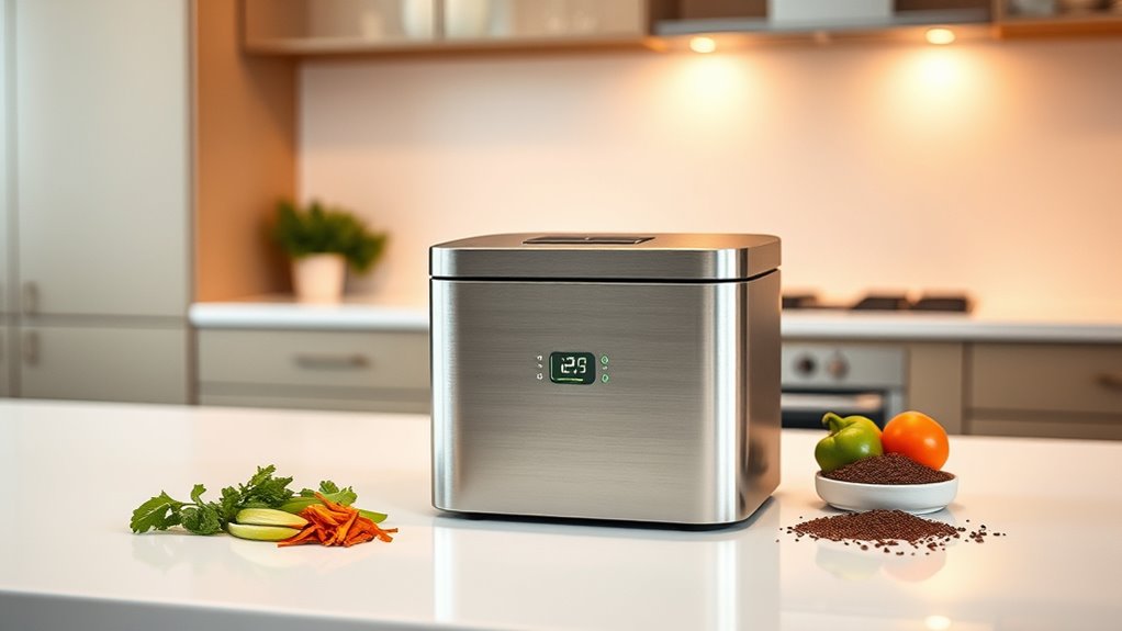 kitchen compost bin features