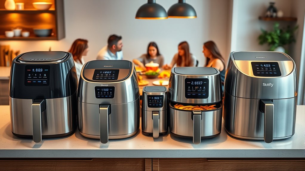 large capacity family air fryers